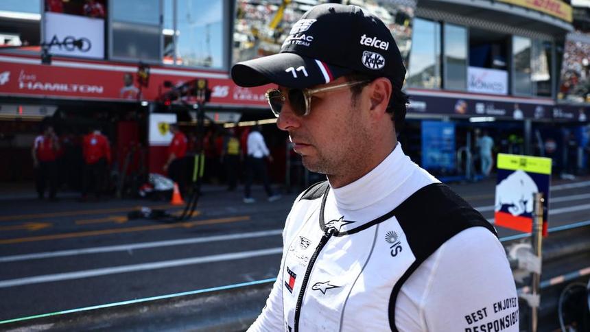 Checo Pérez en el Gran Premio de Mónaco | AP