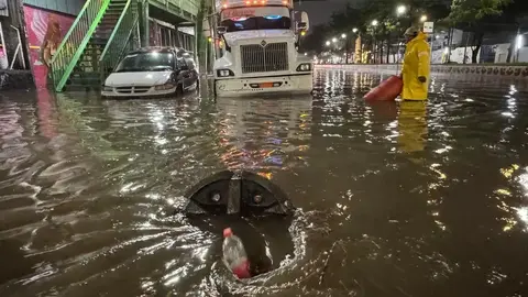 El pronóstico contempla tormentas acompañadas de actividad eléctrica y posible caída de granizo en algunas alcaldías./ RS