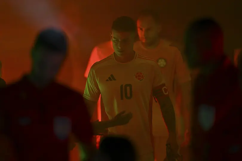 James Rodríguez con la playera de Colombia, su país natal | IMAGO7