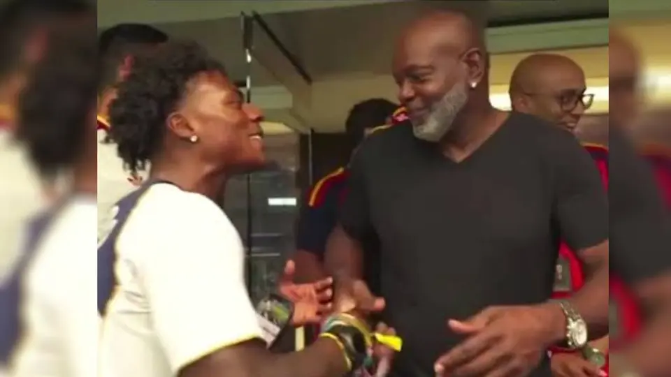 IShowSpeed cumple un sueño al conocer a Emmitt Smith durante el Mundial 2026