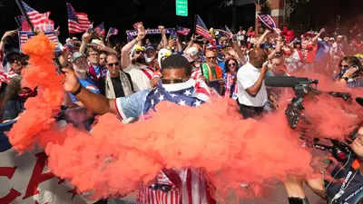 Afición de Estados Unidos convierte Seattle en una fiesta antes del duelo ante Bélgica