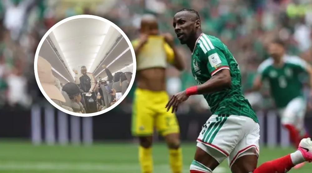 Julián Quiñones es ovacionado por pasajeros en avión tras Mundial 2026