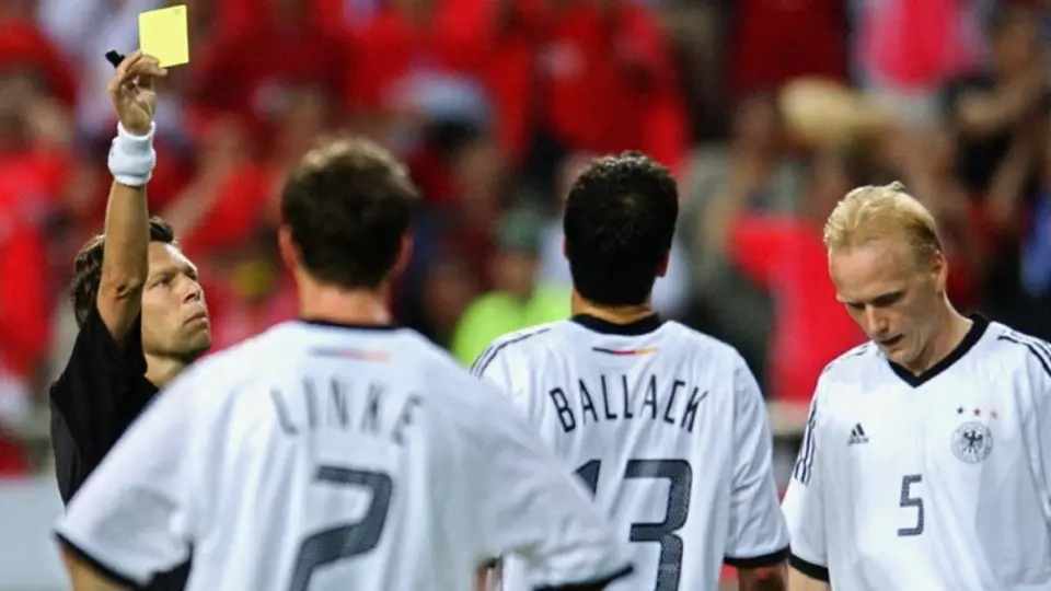 Michael Ballack con Alemania en la Copa del Mundo 2002 | AFP