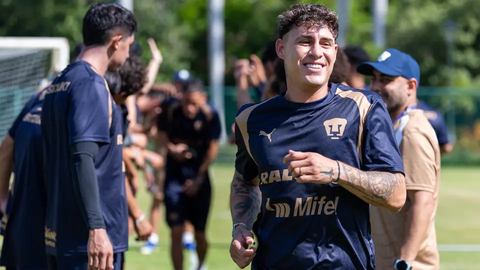 'Chicote' Calderón ya entrena con los Pumas | X: @PumasMX