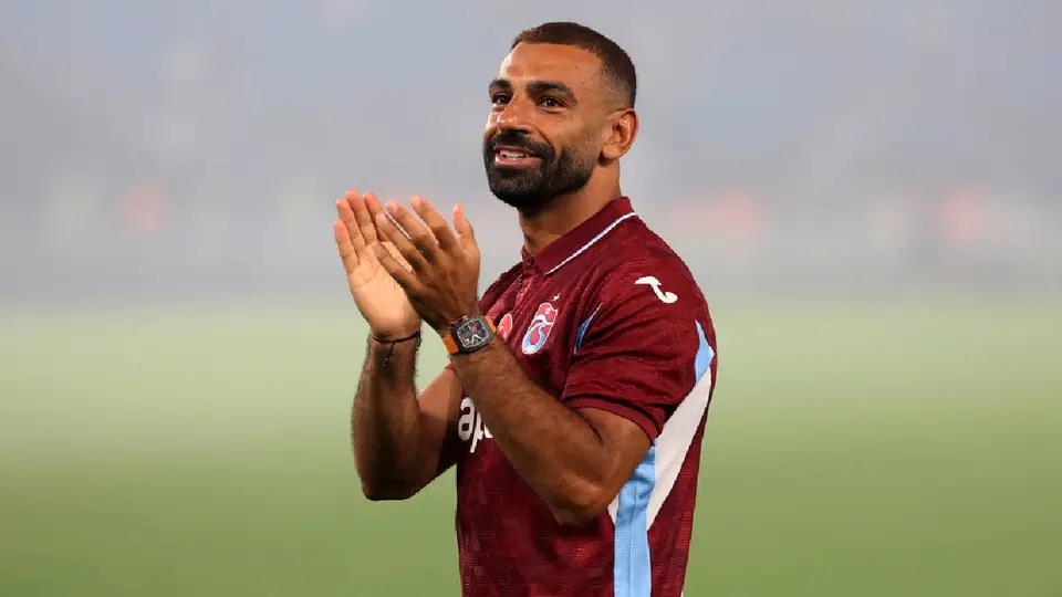 Mohamed Salah en su presentación con Trabzonspor | AP