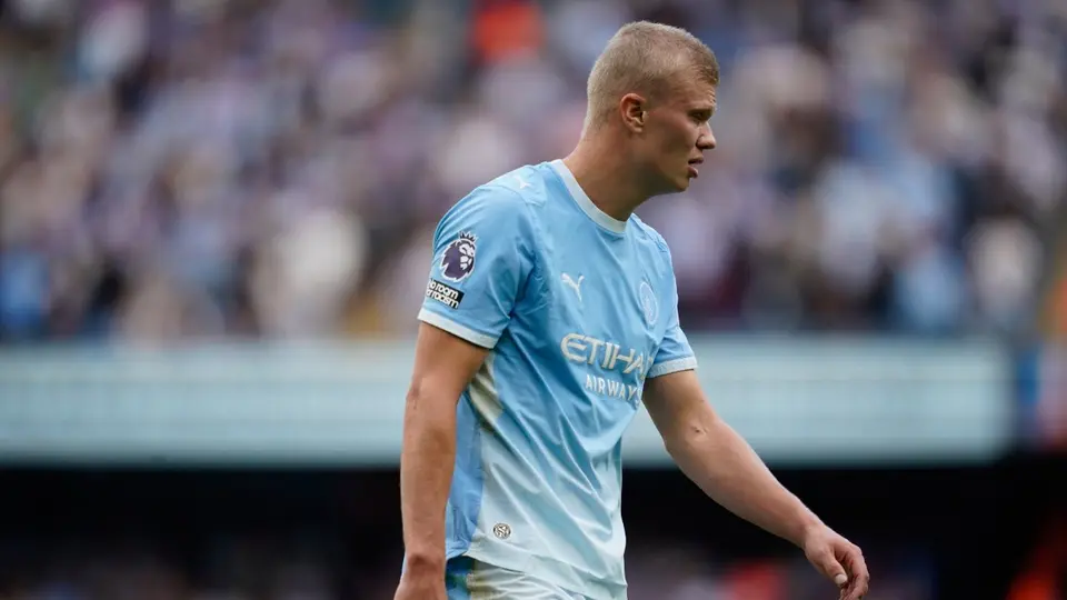 Erling Haaland con Manchester City en la Premier League | AP