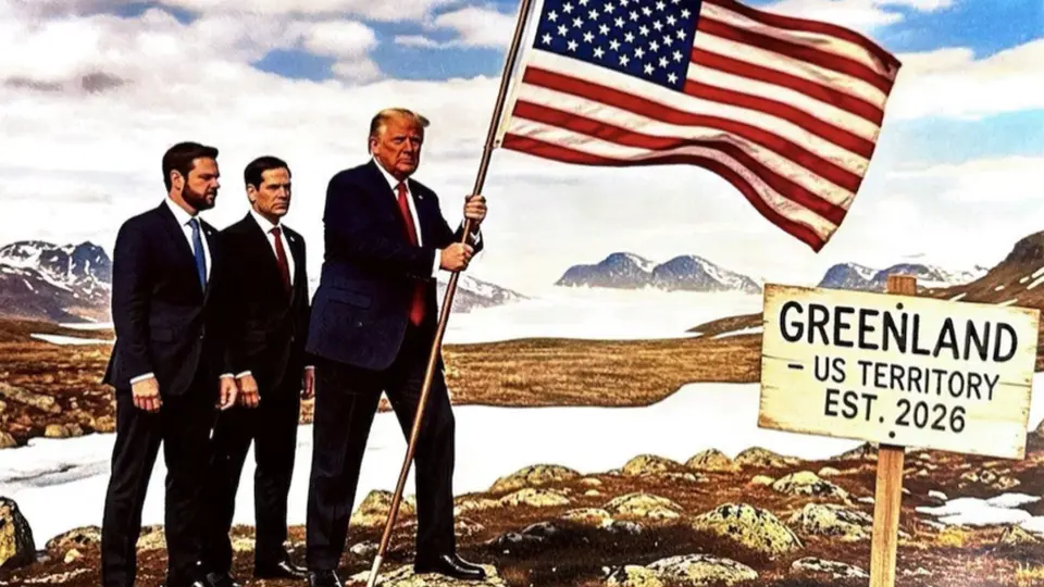 En publicaciones anteriores, Trump ha usado gráficos e IA para reasignar territorios como Groenlandia / Captura de pantalla