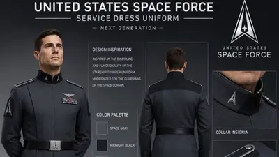 Trump muestra posible uniforme de la Space Force y lo comparan con las SS nazis
