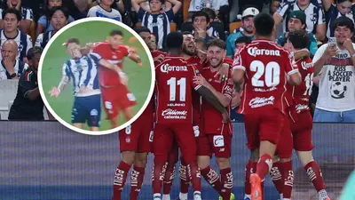 Federico Pereira se salva de la expulsión tras codazo a Lucas Ocampos en la Final de Leagues Cup