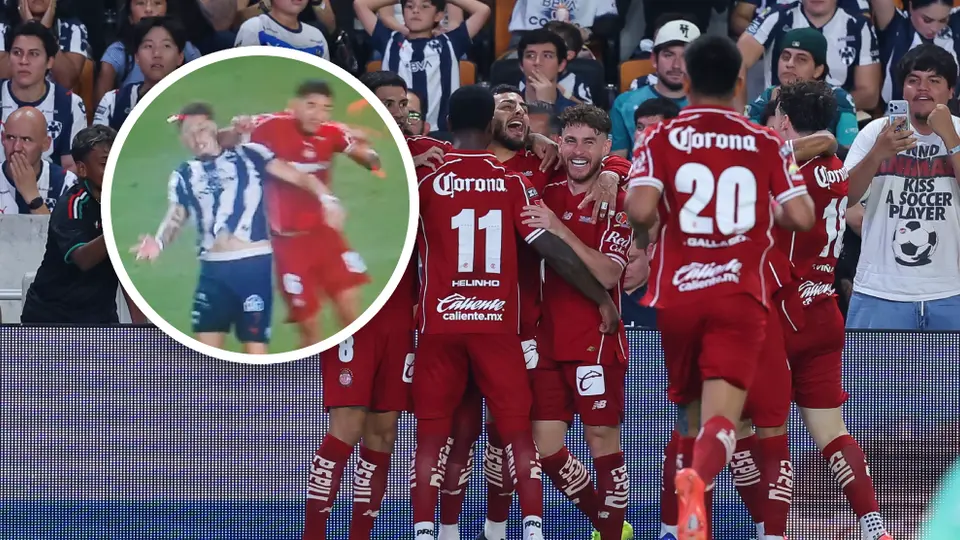 Federico Pereira se salva de la expulsión tras codazo a Lucas Ocampos en la Final de Leagues Cup