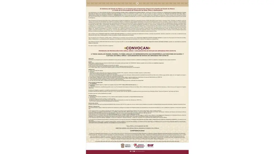 Uno de los requisitos es acreditar que el padre, madre o persona tutora falleció a causa de COVID-19./ RS