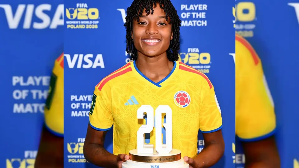 Fernanda Viafara, elegida mejor jugadora del partido de Colombia contra Costa Rica | X: @FIFAWWC