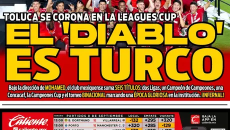 Portada RÉCORD 7 de septiembre de 2026