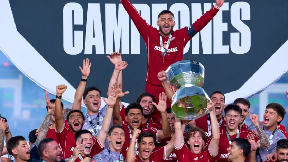 Jugadores de Toluca celebrando el título de Leagues Cup 2026 | MEXSPORT