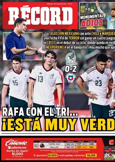 Portada RÉCORD 7 de octubre 2026