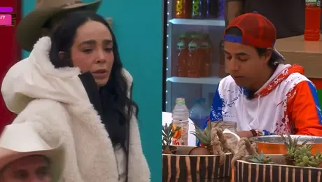 Manelyk explota contra Kevyn Bicolor en La Granja VIP y le tira su comida a la basura: “Trágatelo de la basura”