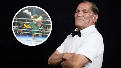 El Búho, réferi de lucha libre, perdió la vida durante función en Hidalgo después de recibir un peligroso castigo