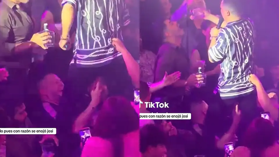 Las imágenes del incidente durante el concierto de Josi Cuen se difundieron rápidamente en redes sociales / Especial