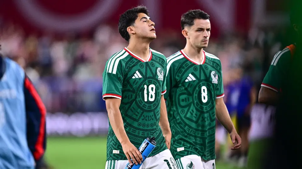 Obed Vargas y Álvaro Fidalgo tras la derrota de México ante Estados Unidos | MEXSPORT