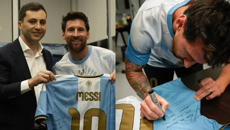 El emotivo gesto de Lionel Messi para la afición de River Plate