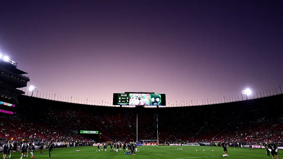 El Estadio Coliseo de Los Ángeles, previo al partido entre México y Chile | MEXSPORT