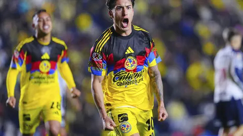 Alejandro Zendejas tras su gol vs Monterrey en Liga MX I IMAGO7