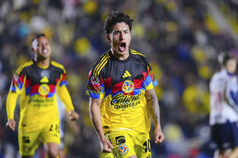 Alejandro Zendejas tras su gol vs Monterrey en Liga MX I IMAGO7