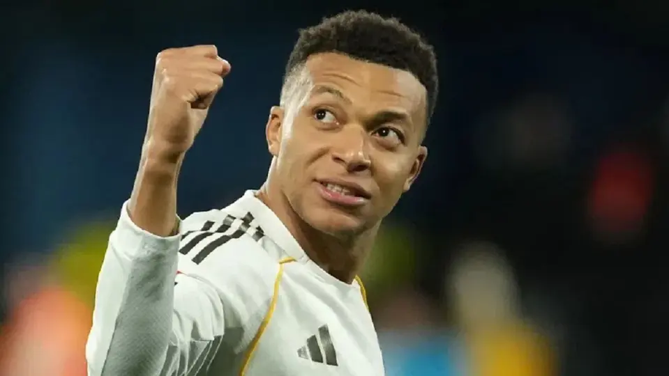 Mbappé, con el Real Madrid | AP