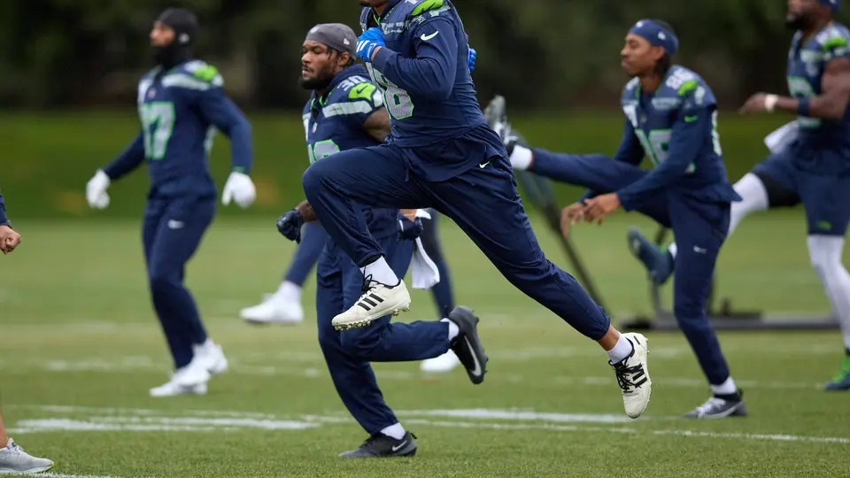 Los Seahawks se alistan previos al Super Bowl LX. | AP