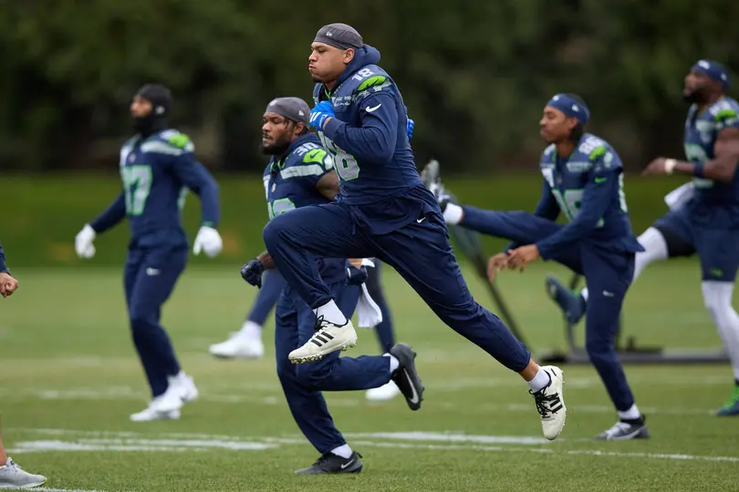 Los Seahawks se alistan previos al Super Bowl LX. | AP