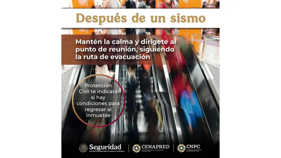 Autoridades realizaron revisiones preventivas tras el sismo registrado este 8 de febrero./ X@CNPC_MX