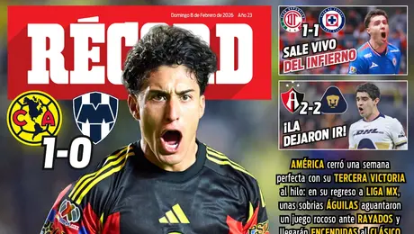 Portada RÉCORD 8 de febrero de 2026