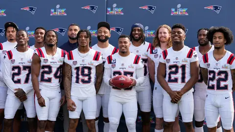 Los Patriots listos para el Super Bowl LX. | AP