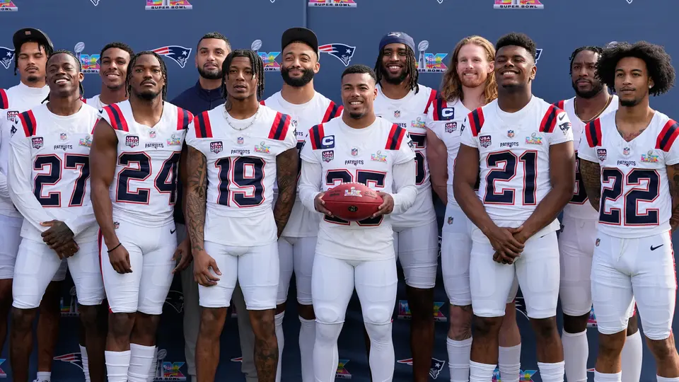 Los Patriots listos para el Super Bowl LX. | AP