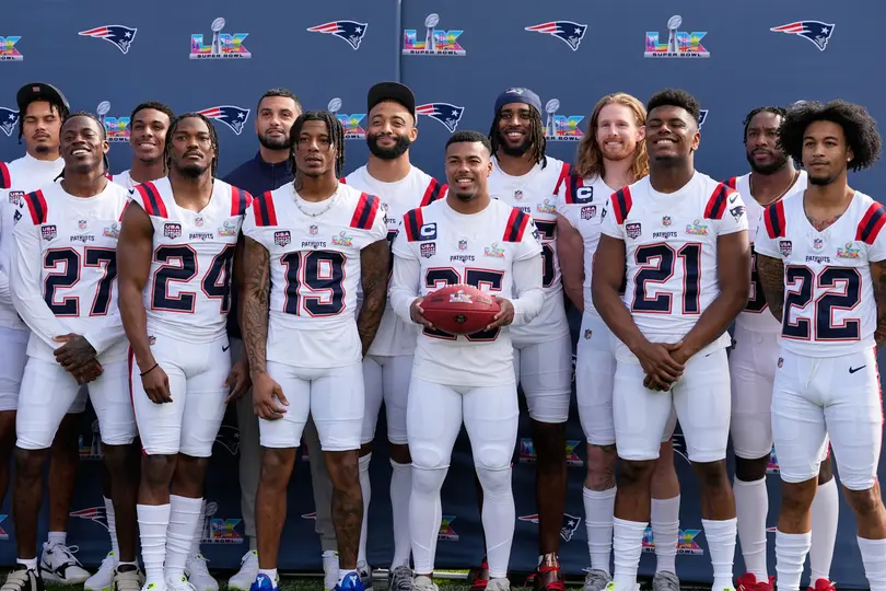 Los Patriots listos para el Super Bowl LX. | AP