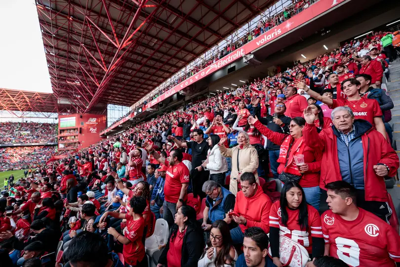 Afición de Toluca y Cruz Azul en las tribunas del Nemesio Diez durante la Jornada 5 del Clausura 2026 | IMAGO 7