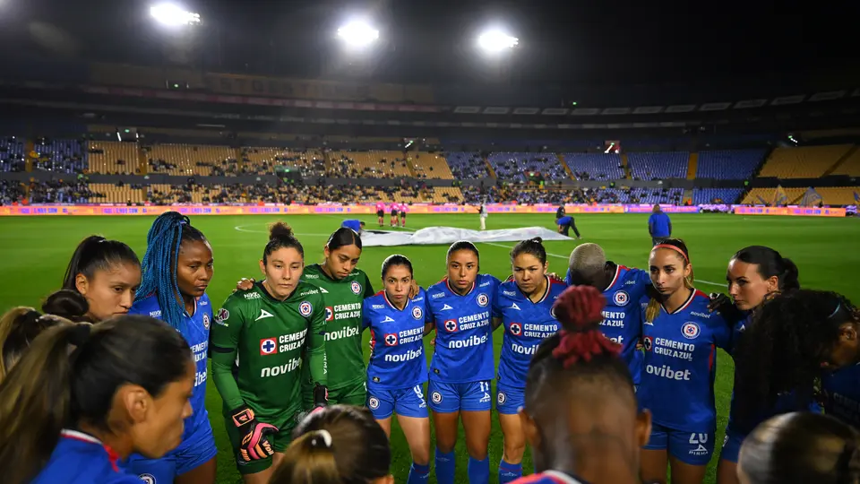 Jugadoras de Cruz Azul previo a su partido contra Tigres en la Jornada 6 del Clausura 2026 | IMAGO 7