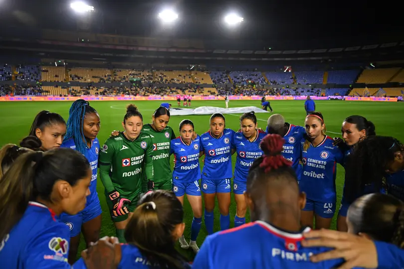 Jugadoras de Cruz Azul previo a su partido contra Tigres en la Jornada 6 del Clausura 2026 | IMAGO 7