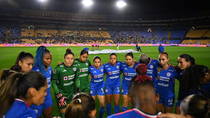 Jugadoras de Cruz Azul previo a su partido contra Tigres en la Jornada 6 del Clausura 2026 | IMAGO 7