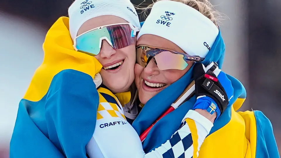 Frida Karlsson y Ebba Andersson, Milano Cortina 2026 | AP