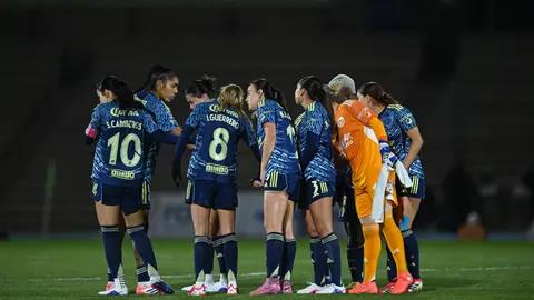 Jugadoras de América durante el partido contra FC Juárez en la Jornada 6 del Clausura 2026 | IMAGO 7