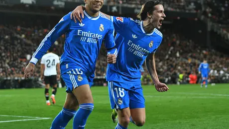 Real Madrid vence a Valencia con Mbappé marcando nuevamente