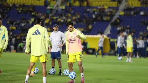 Veiga, en la previa del América vs Rayados | GINA SÁNCHEZ