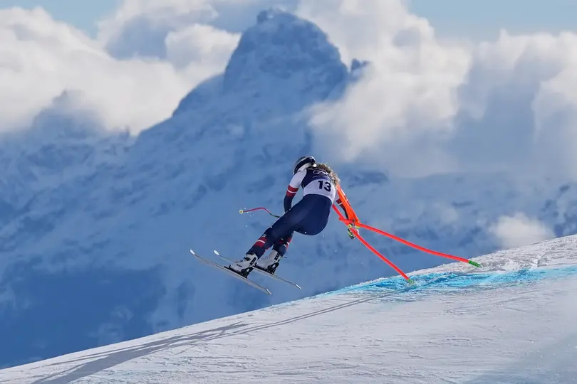 Lindsey Vonn chocó durante la prueba de esquí | AP