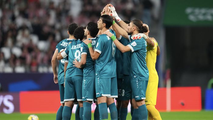 Jugadores de la Selección de Iraq previo a su participación en la Copa Árabe 2025 | GROSBY GROUP