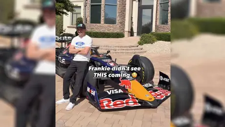 ¿Malcolm a la F1? El 'regalo' de Red Bull a Frankie Muniz