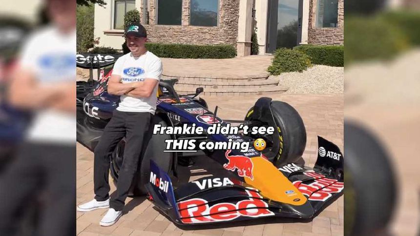 El 'regalo' de Red Bull a Frankie Muniz | CAPTURA