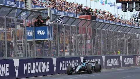 George Russell ganó el GP de Australia 2026 | AP
