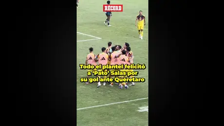 ¡El primero de muchos! América felicitó al Pato Salas por su gol ante Querétaro