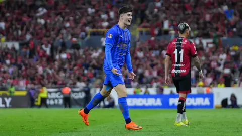 Armando 'Hormiga' González en festejo de gol ante Atlas en el Clausura 2026 | IMAGO7